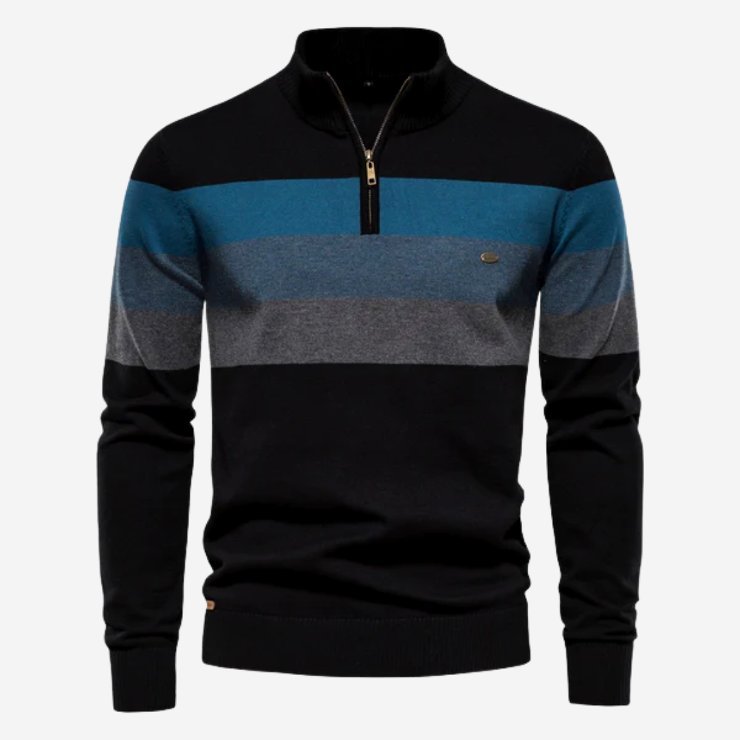 Denholm | Striped Crew Neck Jumper