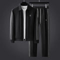 Men's zip up tracksuit two piece set