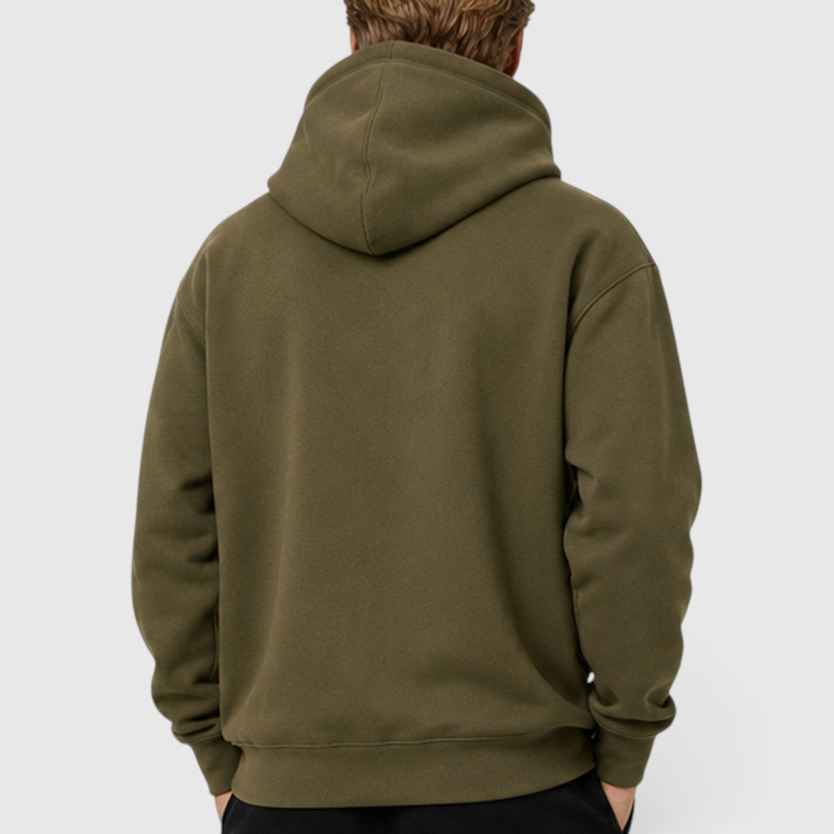 Men's cotton pullover hoodie, view 7
