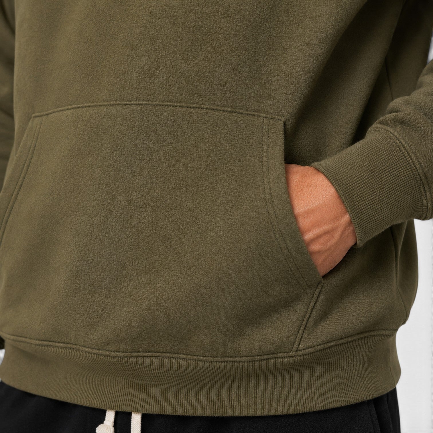 Men's cotton pullover hoodie, view 8