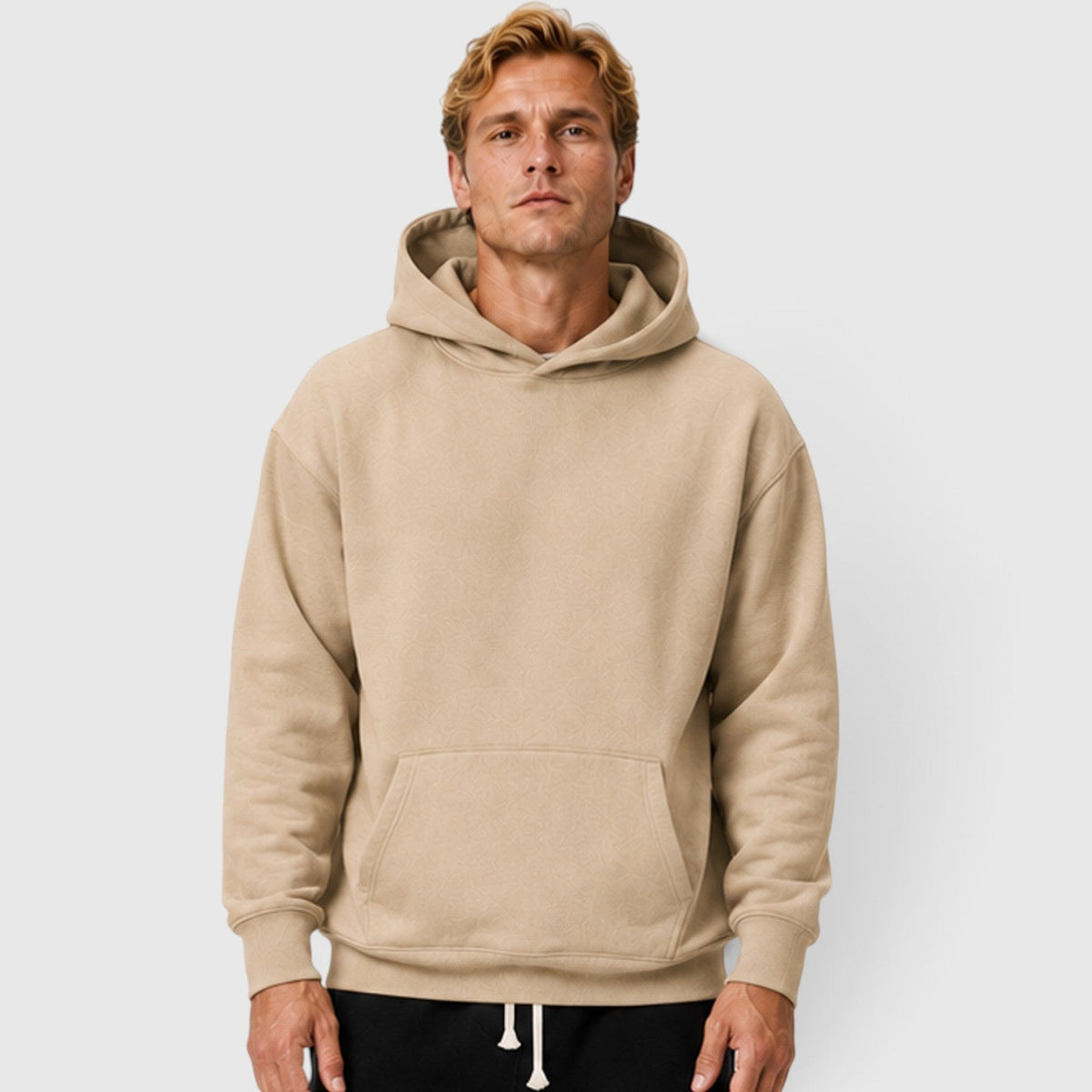 Men's cotton pullover hoodie, view 9
