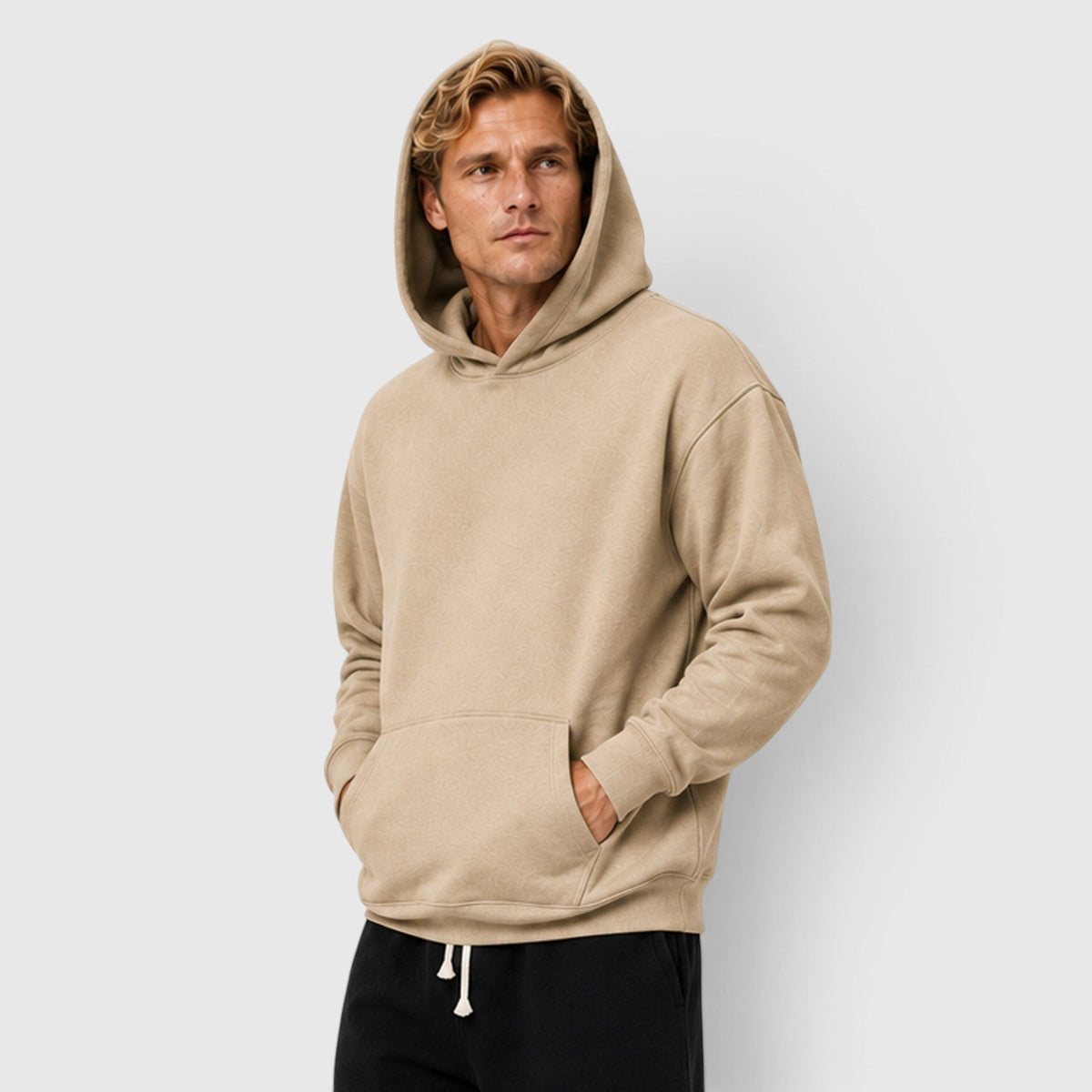 Men's cotton pullover hoodie, view 10