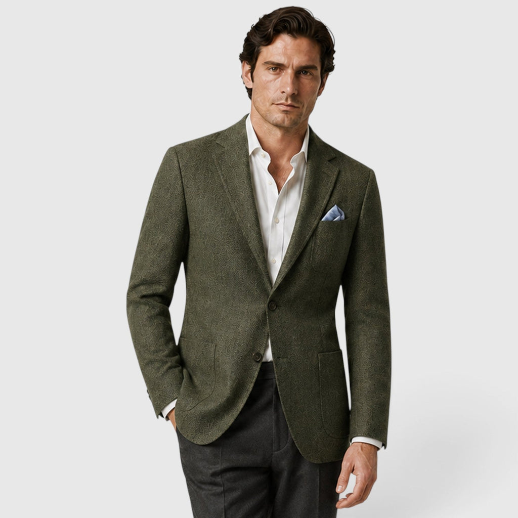 Men's single breasted tailored blazer