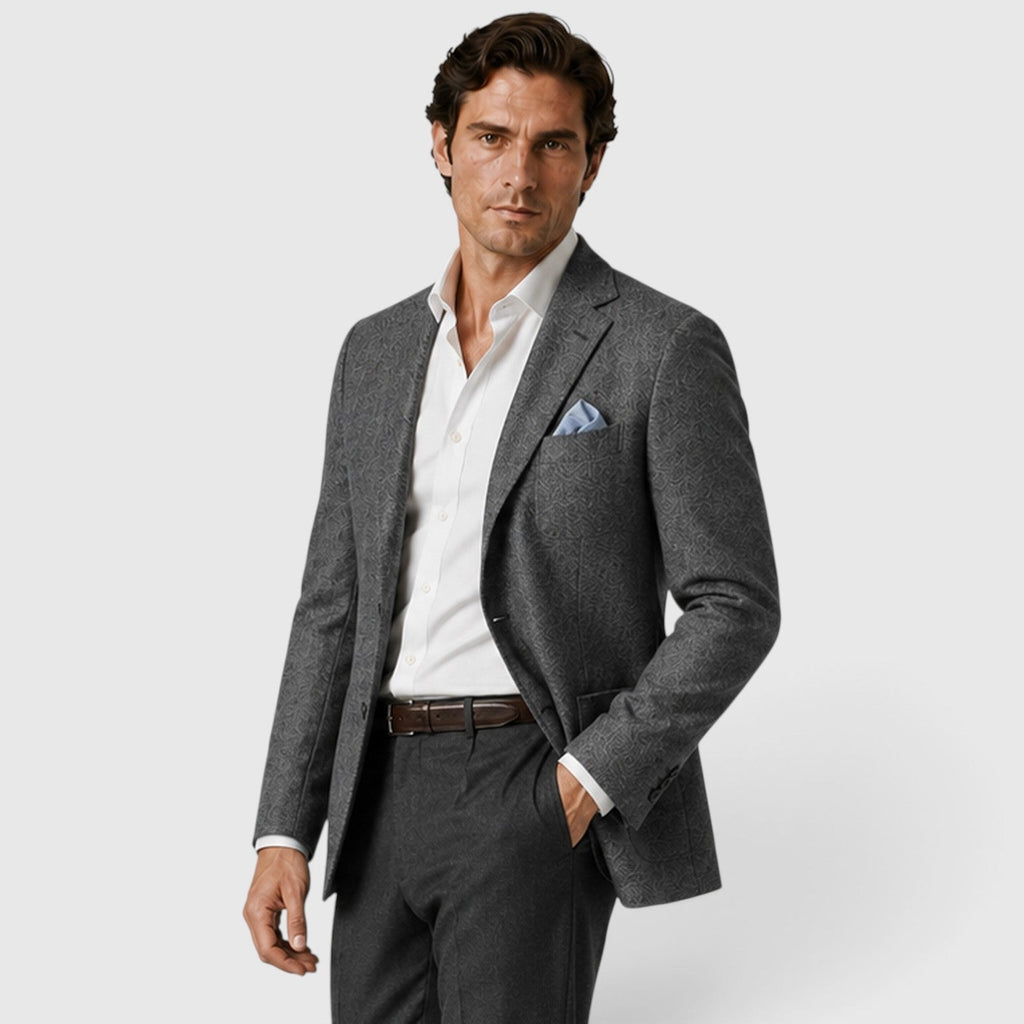 Men's single breasted tailored blazer, view 16