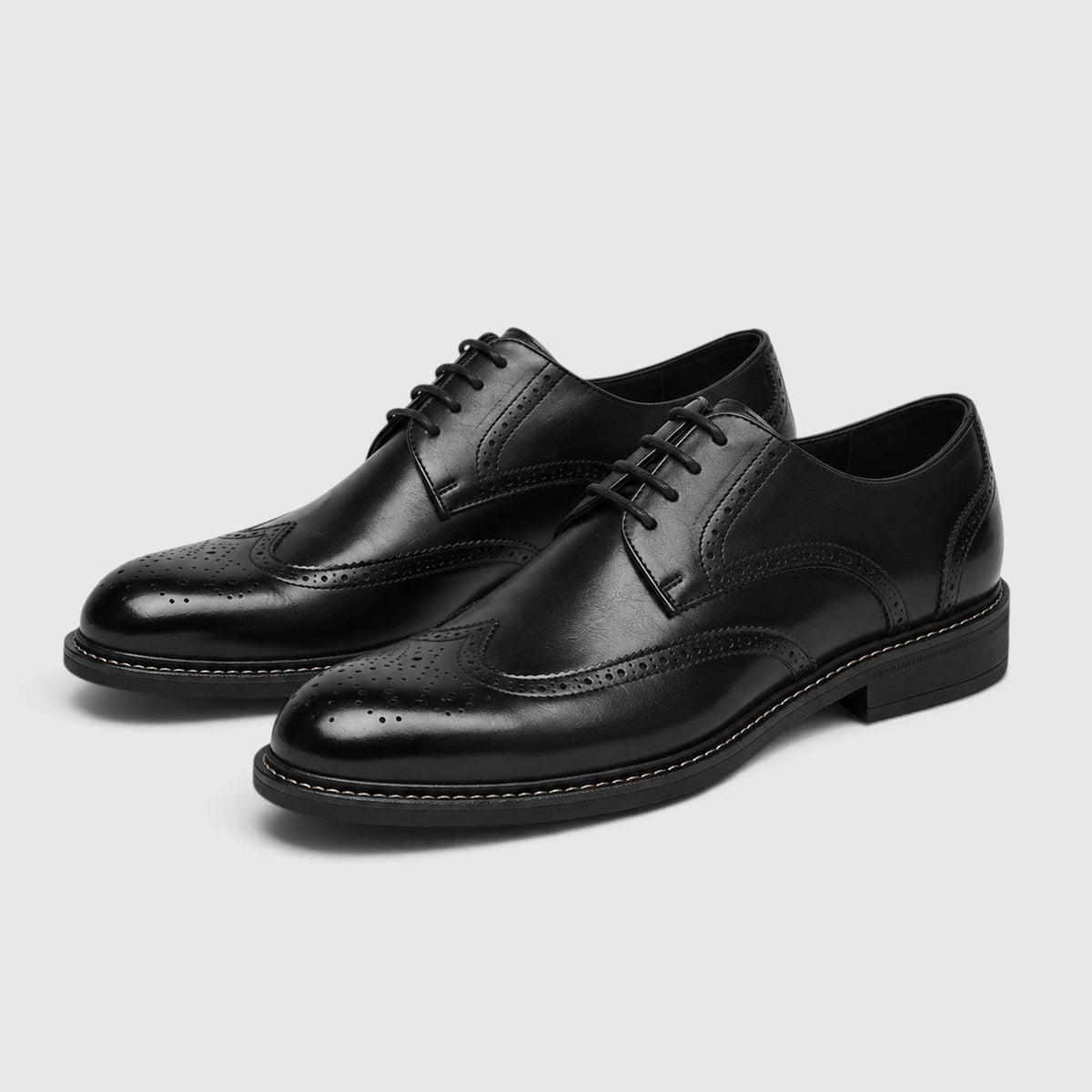 Miles | Wingtip Leather Brogue Shoes