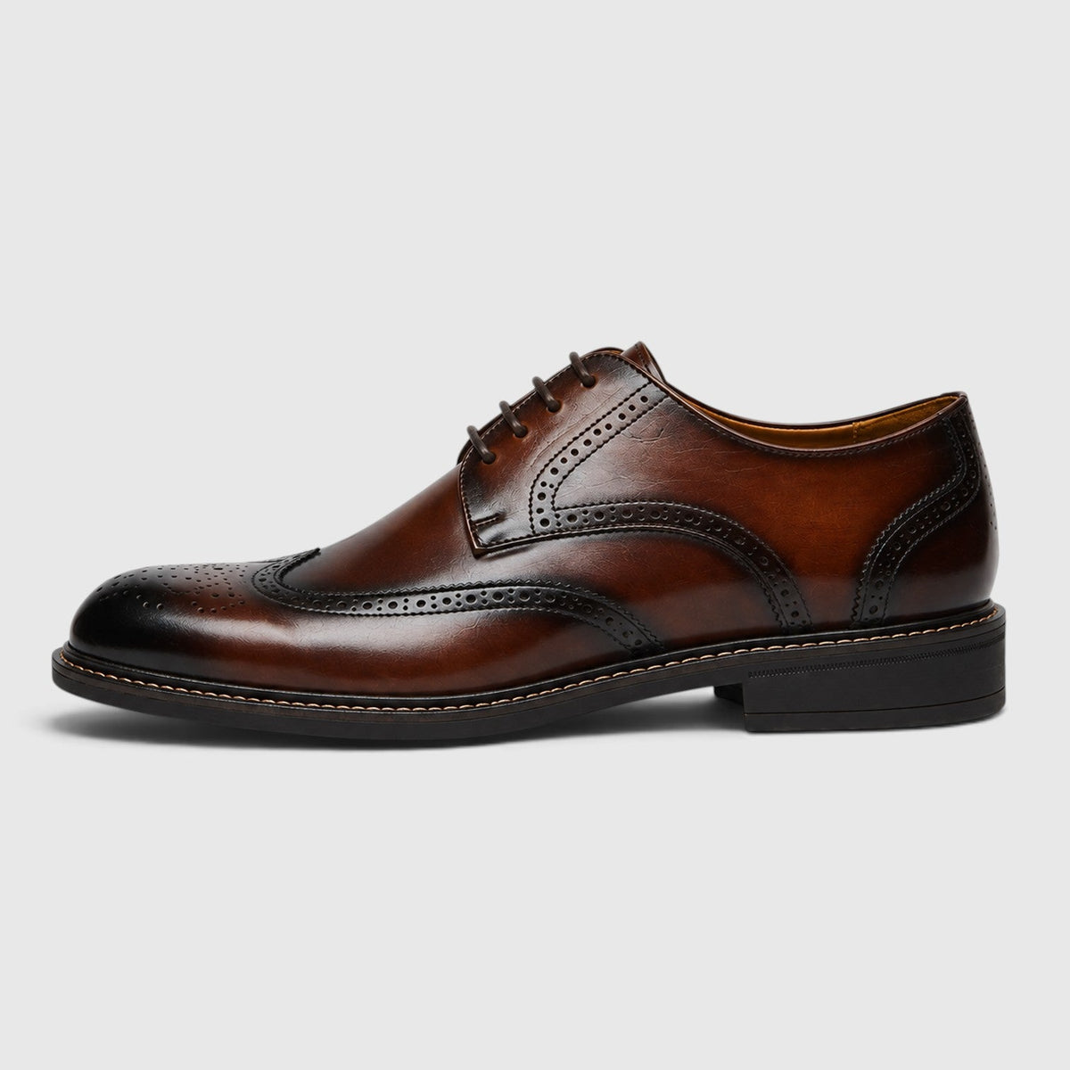 Miles | Wingtip Leather Brogue Shoes