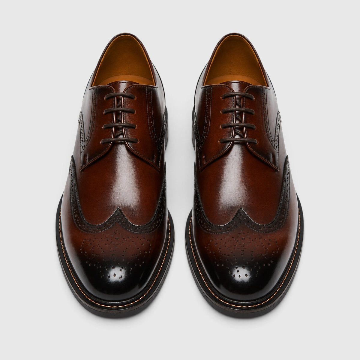 Miles | Wingtip Leather Brogue Shoes