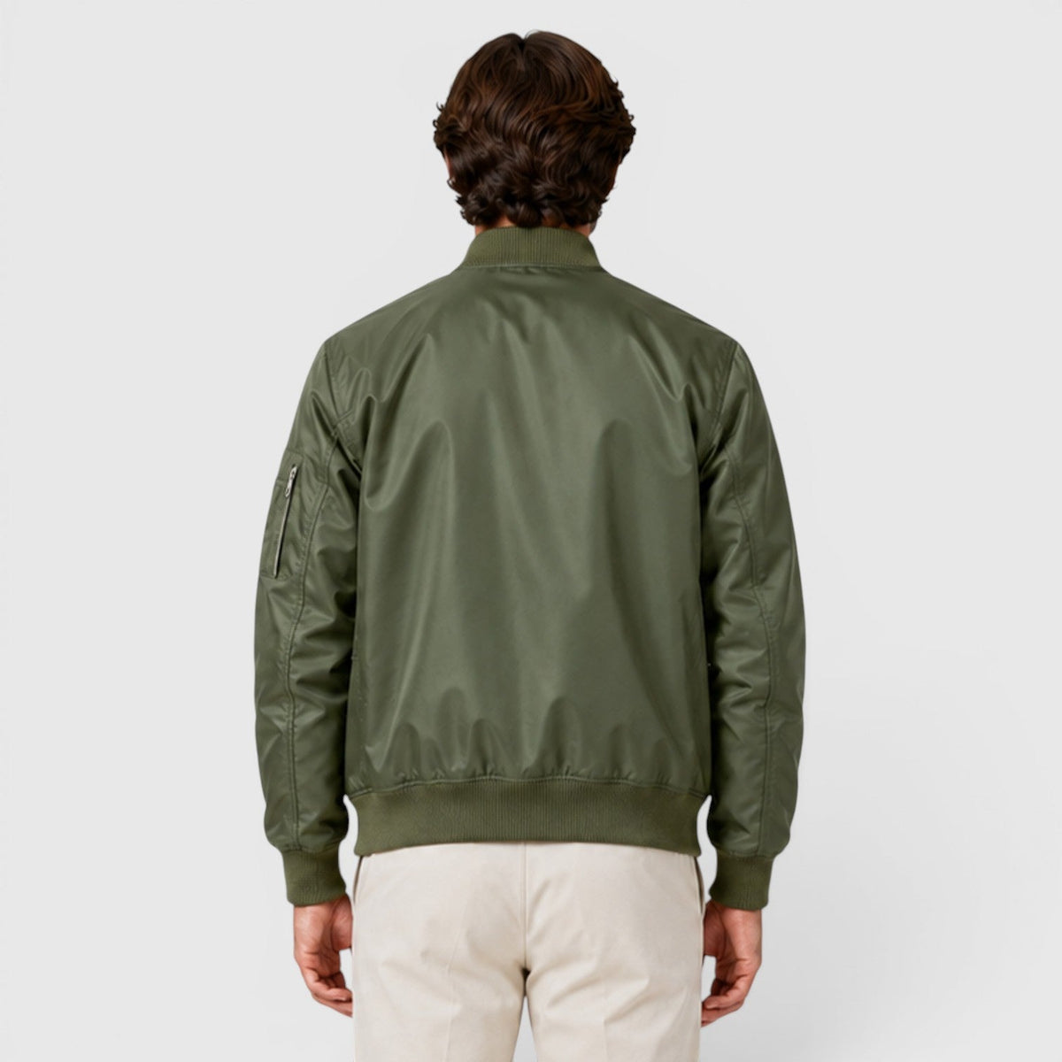 Men's classic lightweight bomber jacket, view 5