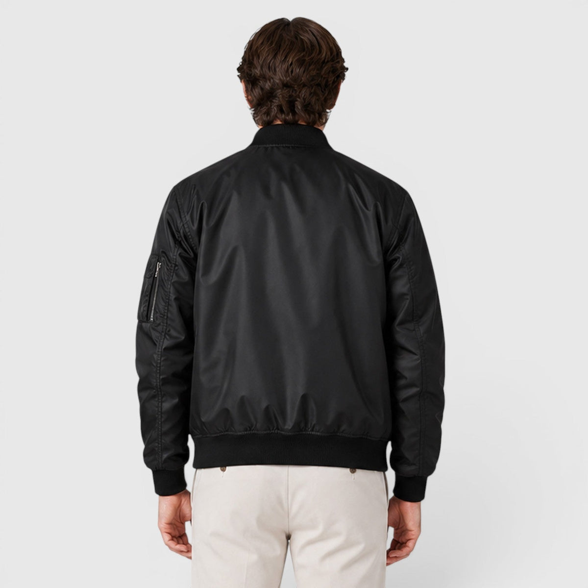 Men's classic lightweight bomber jacket, view 8