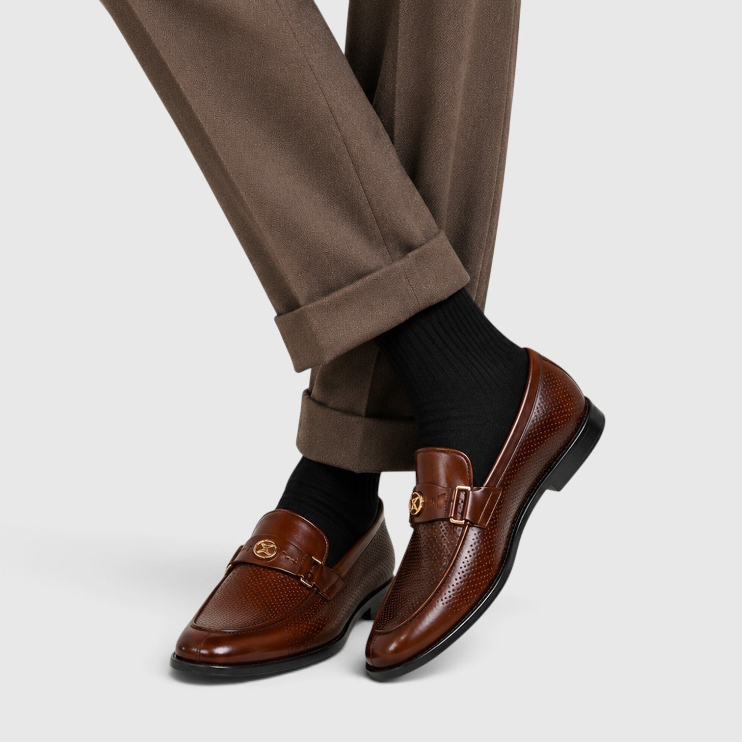 Men's breathable slip on loafers, view 9