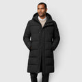 Men's long duck down puffer coat