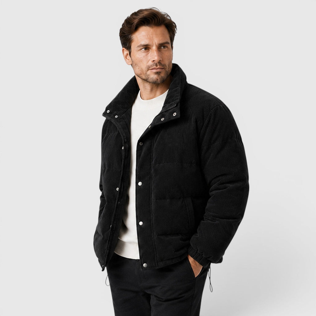 Men's lightweight padded puffer jacket, view 10