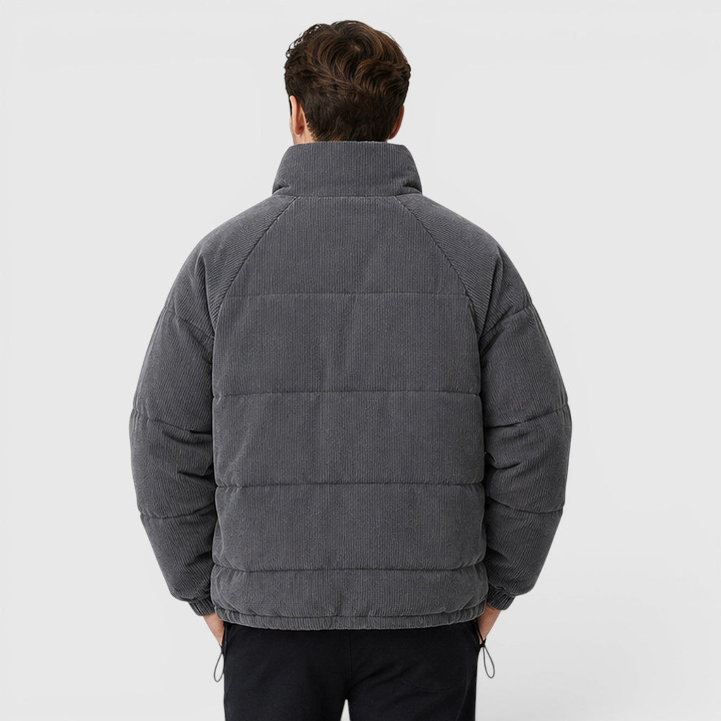 Men's lightweight padded puffer jacket, view 6