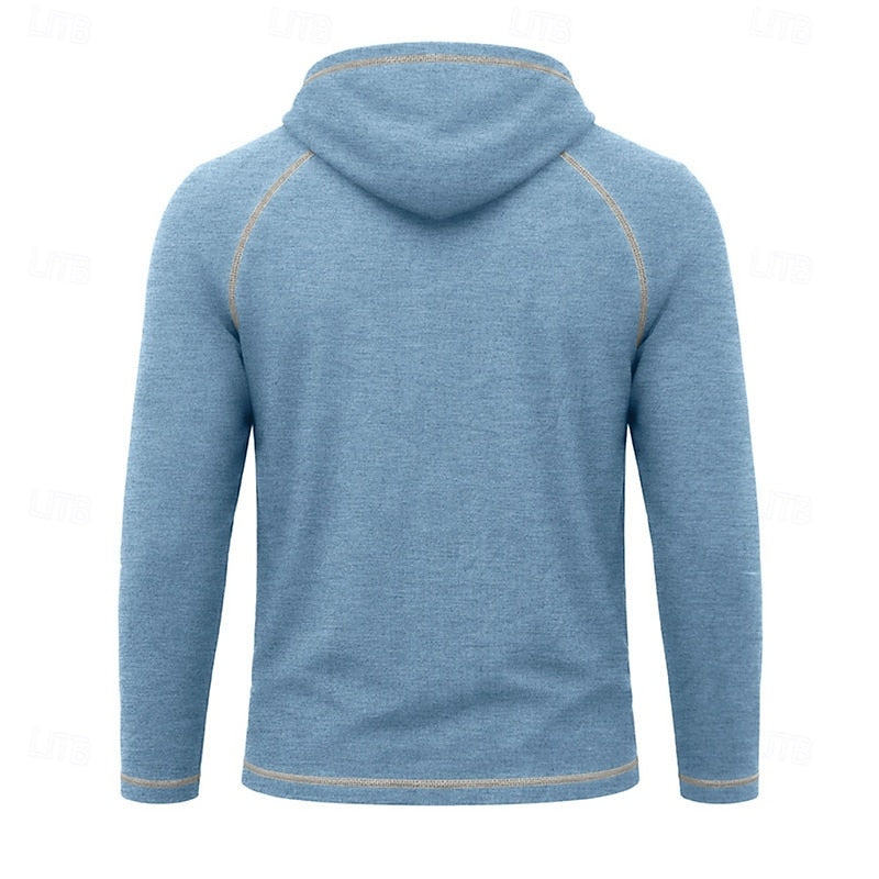 Men's classic drawstring hoodie, view 15