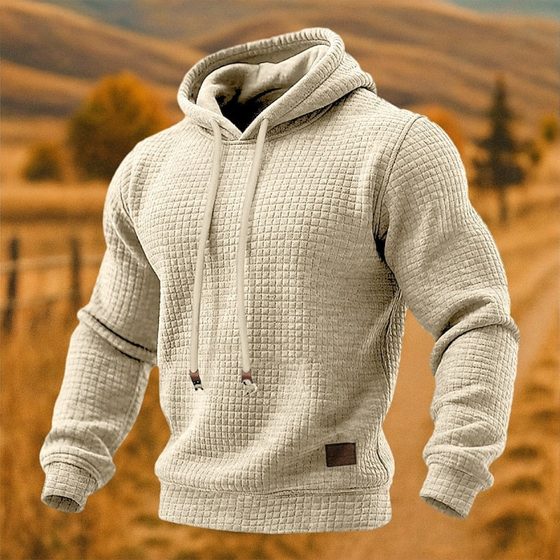 Finnian | Textured Pullover Hoodie