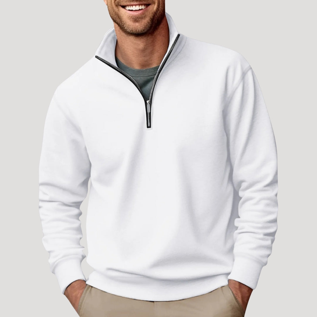Men's classic quarter zip pullover