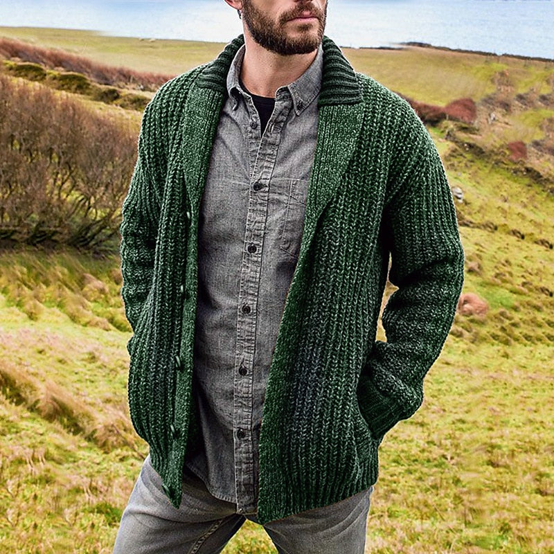 Jonas | Shawl Collar Knit Cardigan