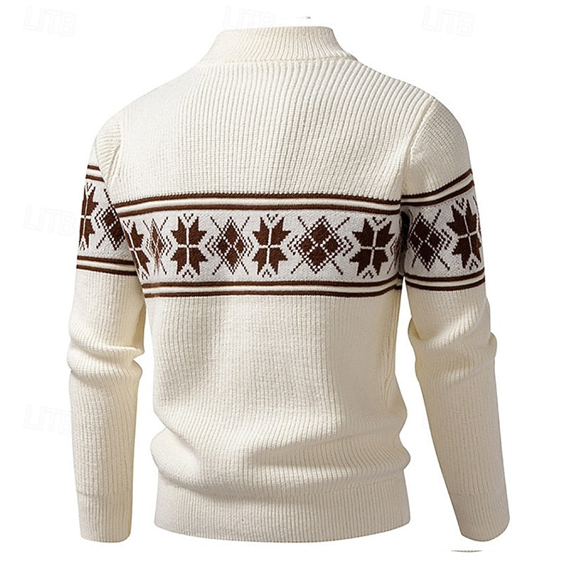 Humphrey | Fair Isle Zip Cardigan