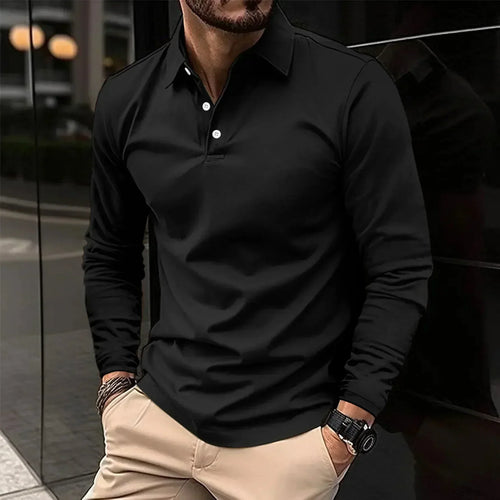 Abel | Modern Fit Long Sleeve Polo