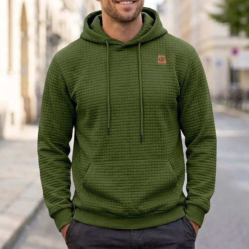 Heath | Soft Textured Hooded Pullover