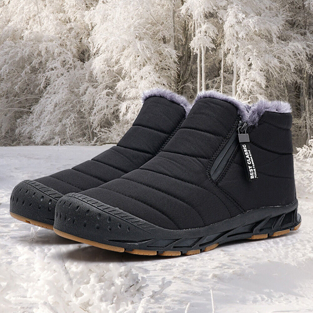 Men's waterproof insulated snow boots, view 32