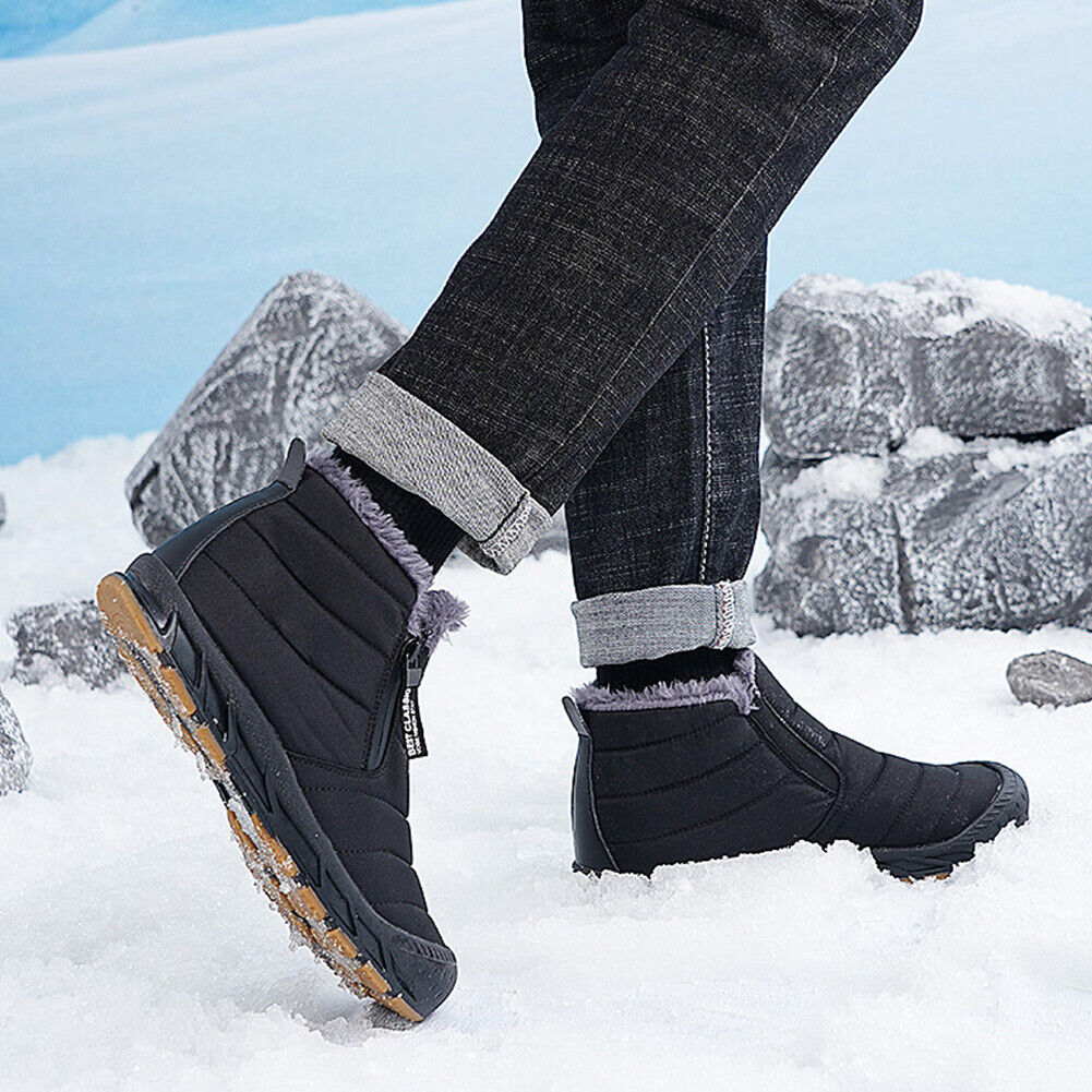 Men's waterproof insulated snow boots, view 28