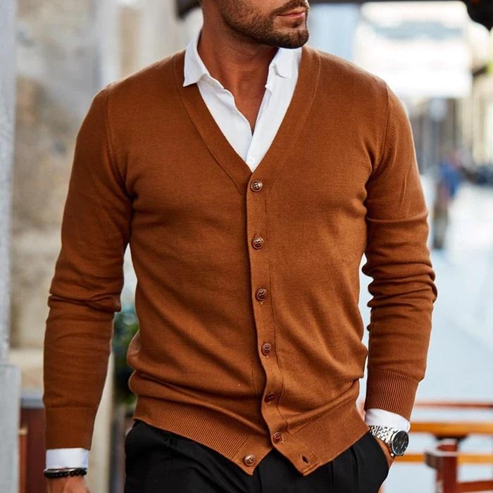 Holden | Sleeveless Knit Waistcoat Cardigan