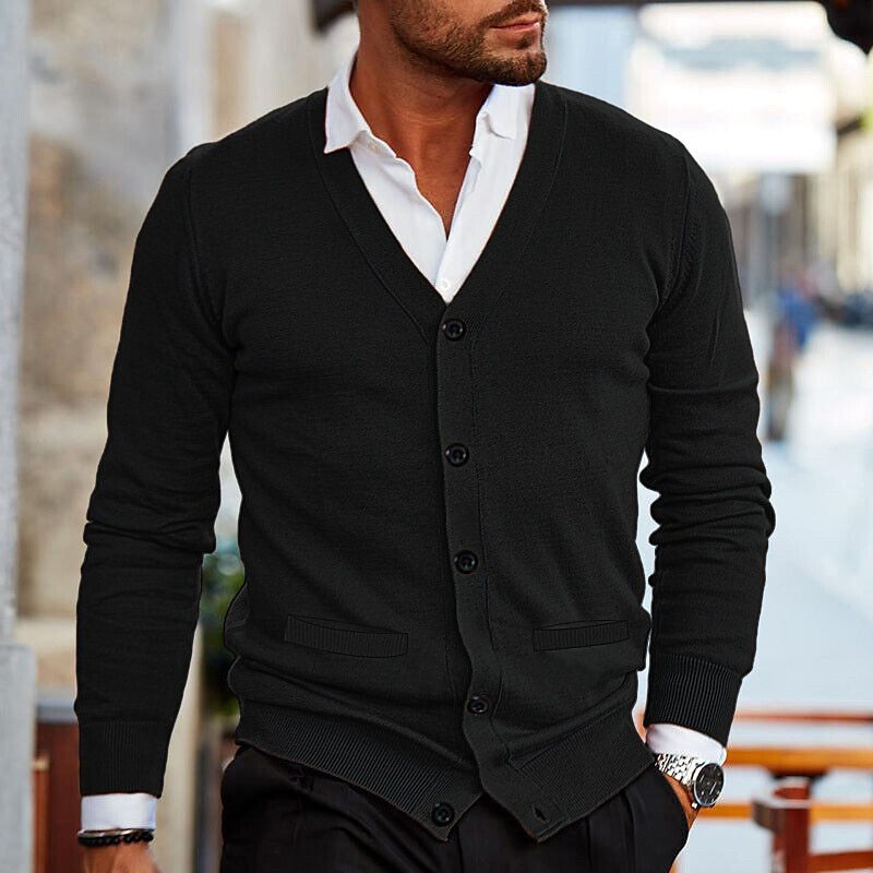 Holden | Sleeveless Knit Waistcoat Cardigan