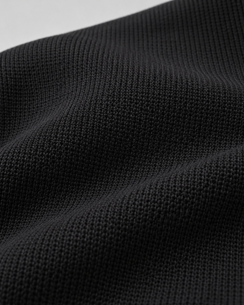 Men's ribbed knit polo sweater with open Johnny collar and contrast tipping - view 6
