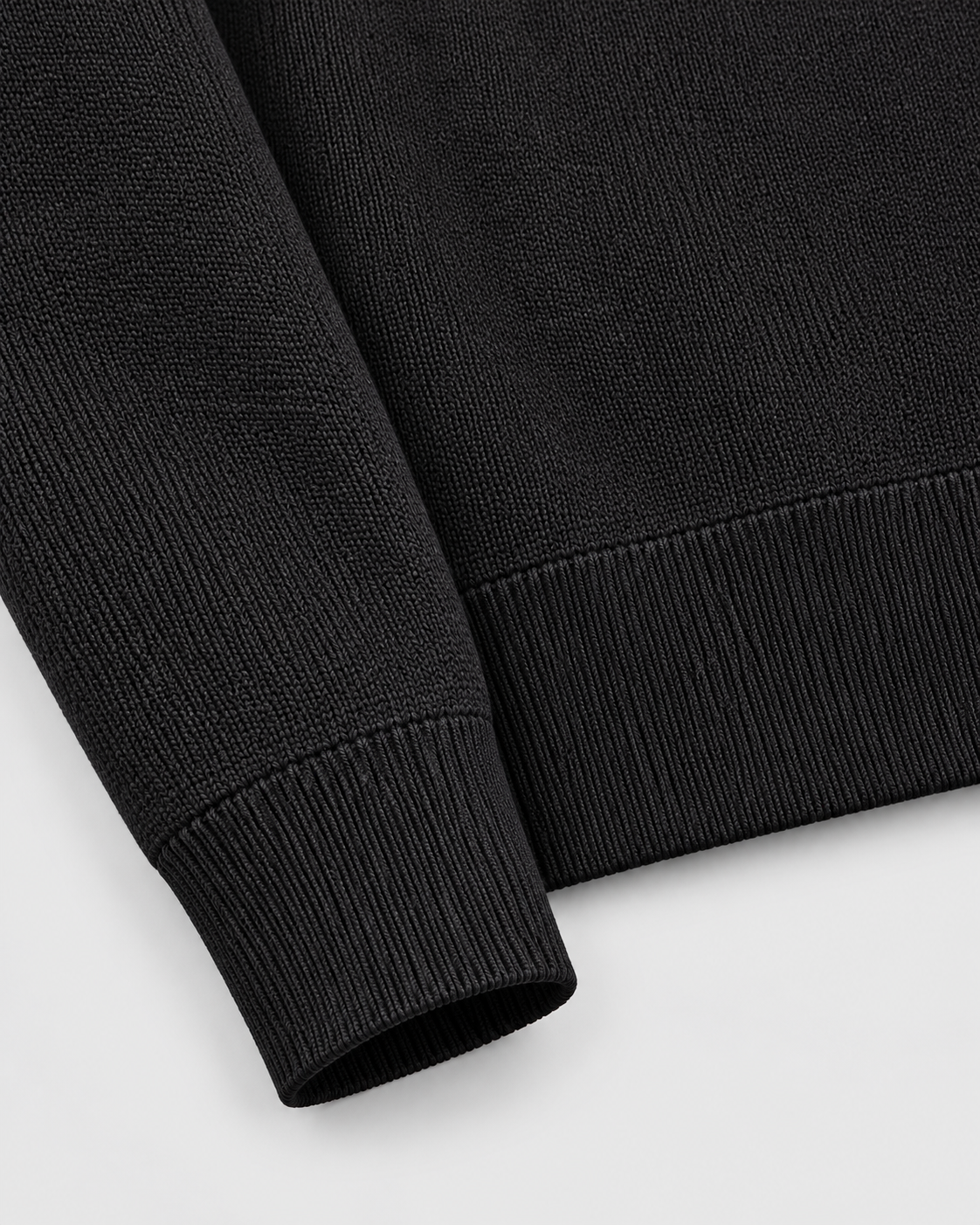 Men's ribbed knit polo sweater with open Johnny collar and contrast tipping - view 7