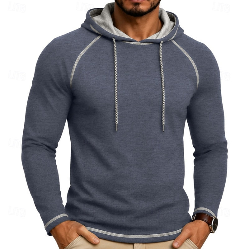 Men's classic drawstring hoodie, view 10