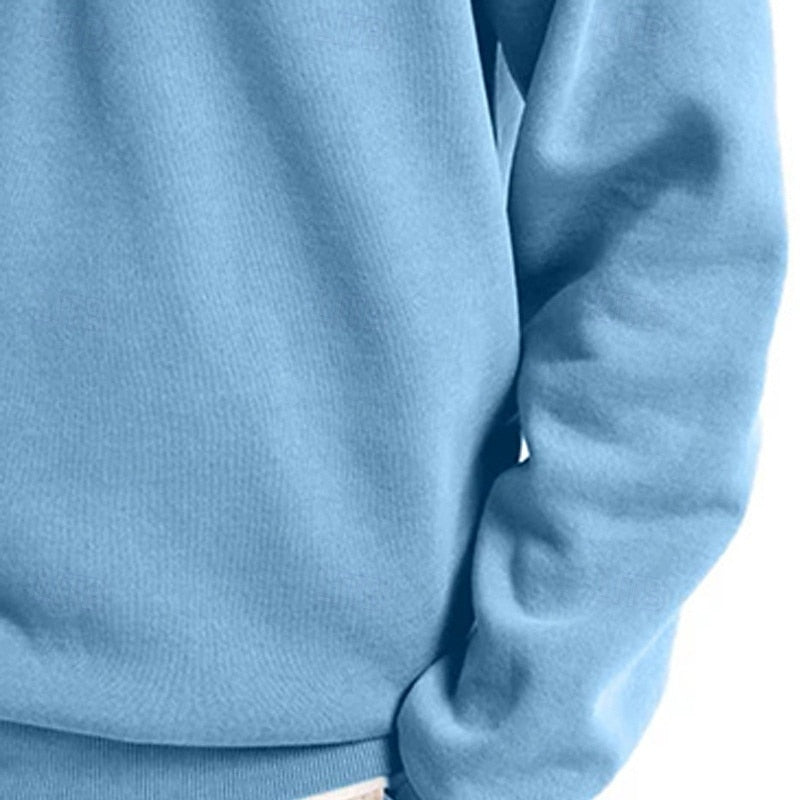 Men's quarter zip sweatshirt, view 12