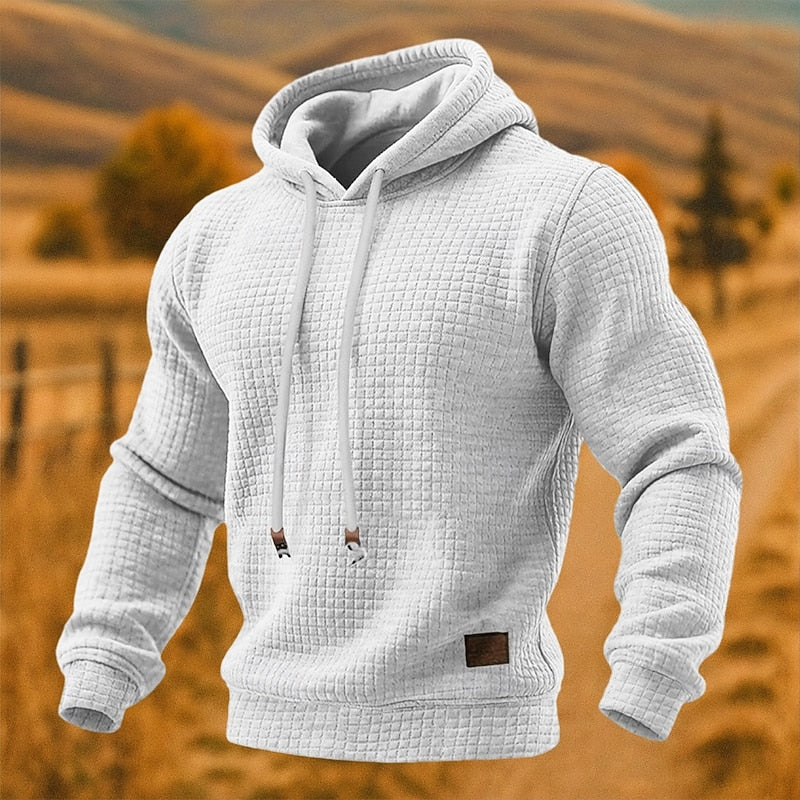 Finnian | Textured Pullover Hoodie