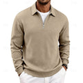 Men's smart collar quarter zip pullover