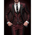 Men's three piece blazer waistcoat set