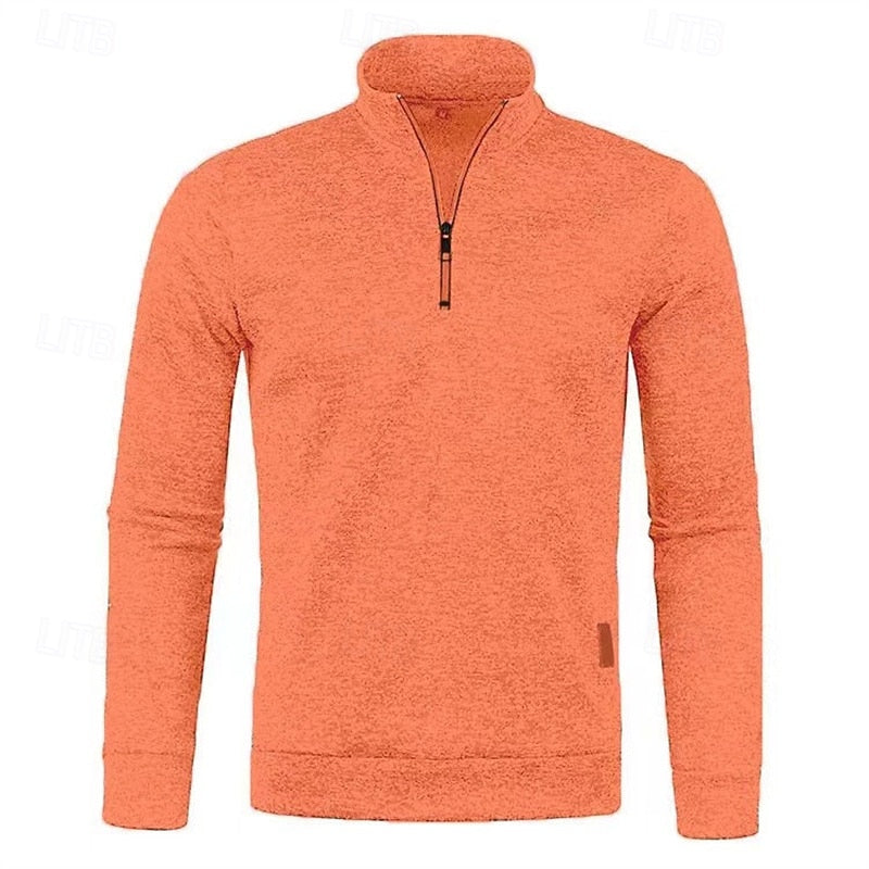 Landon | Textured Quarter Zip Jumper